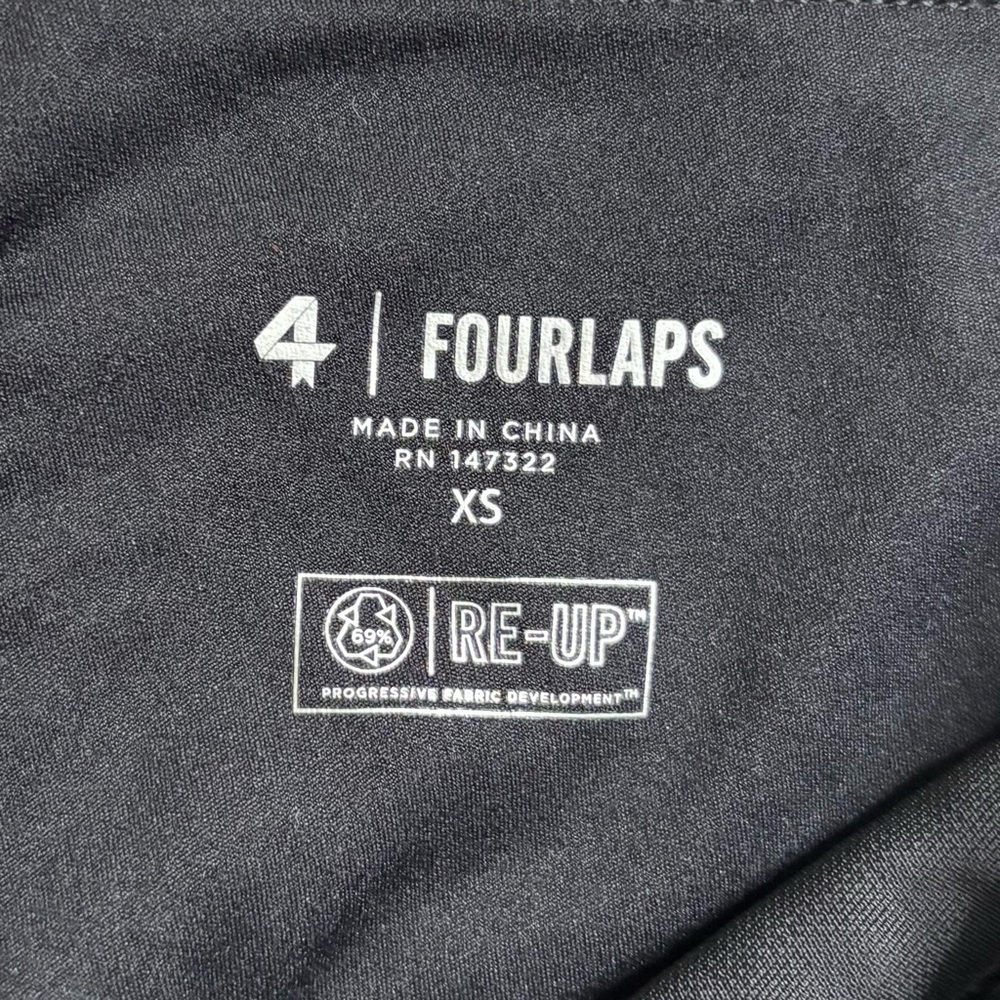 Fourlaps Black High-Rise Bike Shorts Size XS - Picture 7 of 7
